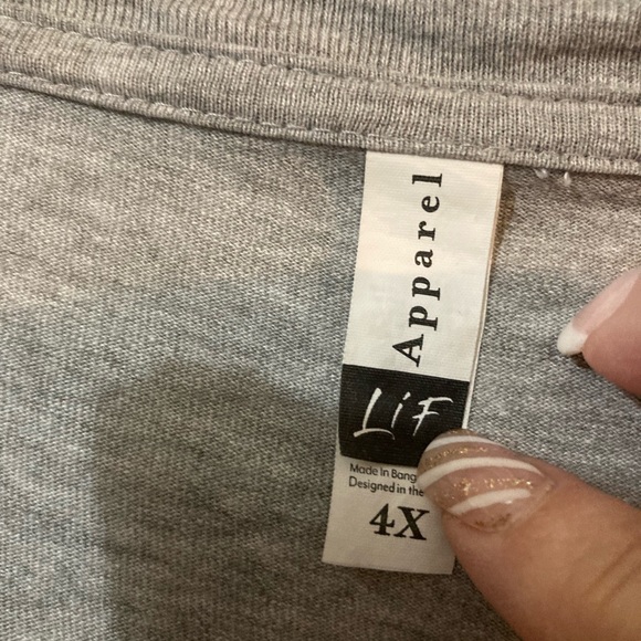 “One Nation Under God” plus size 4X long length T-shirt - Picture 3 of 4